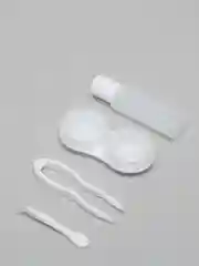 Белый футляр для контактных линз