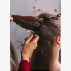 Расчёска с хвостиком, 21 х 2,5 см, цвет чёрный