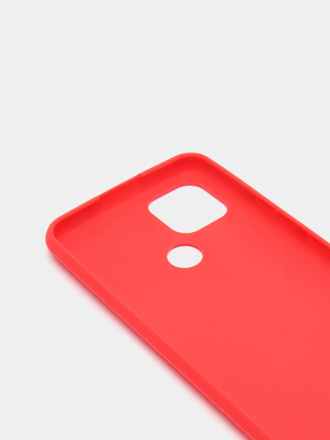 Алый чехол силиконовый Realme C21 Реалми С21 цветной, матовый
