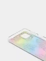 Лазурный чехол Samsung Galaxy M32, Самсунг Галакси М32 твердый прозрачный с рисунком