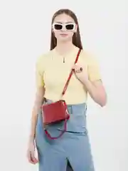Бордовый женская сумка