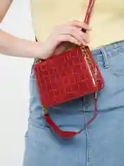 Бордовый женская сумка