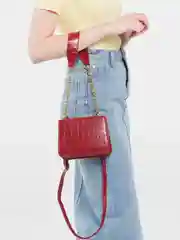 Бордовый женская сумка