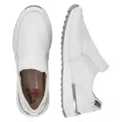 Белый кроссовки женские RIEKER из натуральной кожи