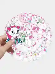 Розовый наклейки-стикеры детские, 50 шт