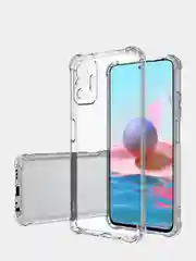 Чехол для Xiaomi Redmi Note 10 PRO, прозрачный, силиконовый Противоударный
