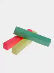 Мелки цветные, в наборе 3 штуки, квадратные