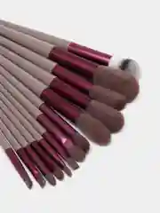 Фиолетовый набор кистей для макияжа, 13 штук