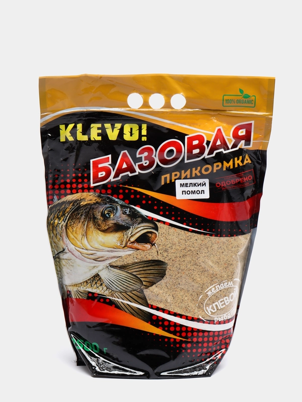 Прикормка рыболовная "Базовая" в пакете Doy-pack (2500гр)