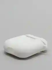 Белый силиконовый чехол для беспроводных наушников AirPods