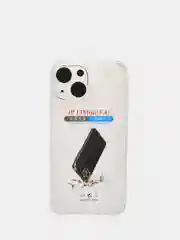 Силиконовый чехол iPhone 13 mini усиленные углы, защита вокруг камер, прозрачный