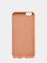 Бежевый чехол для iPhone 6s Plus силиконовый, матовый, однотонный
