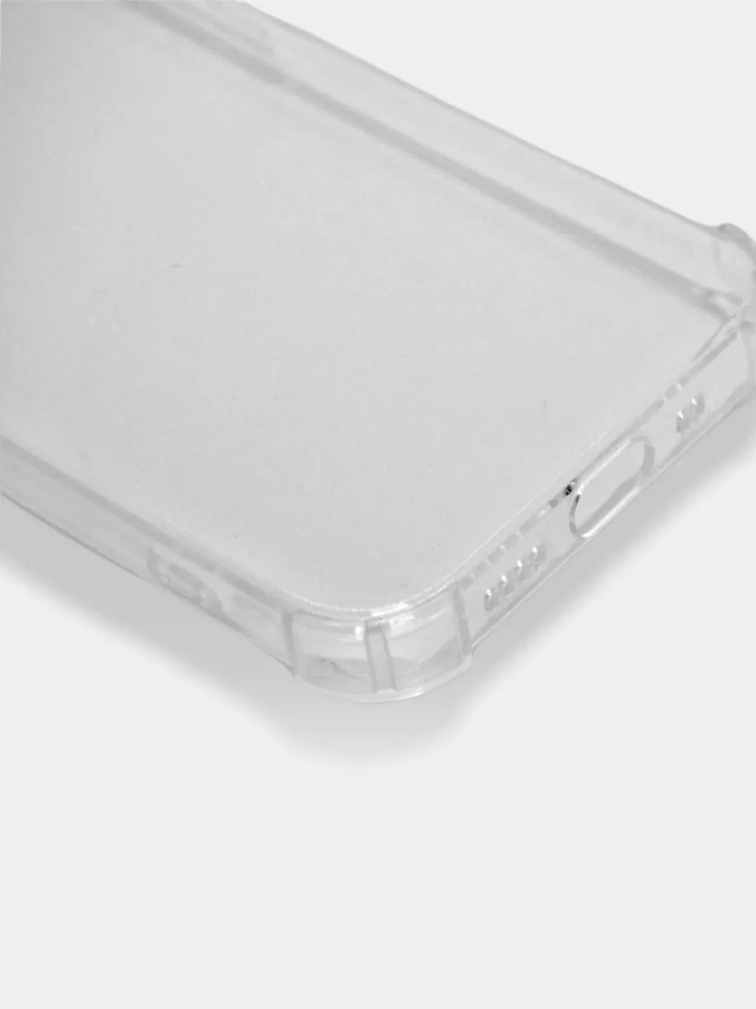Силиконовый чехол iPhone 12 PRO Айфон усиленные углы, защита вокруг камер, прозрачный