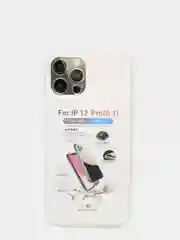 Силиконовый чехол iPhone 12 PRO Айфон усиленные углы, защита вокруг камер, прозрачный