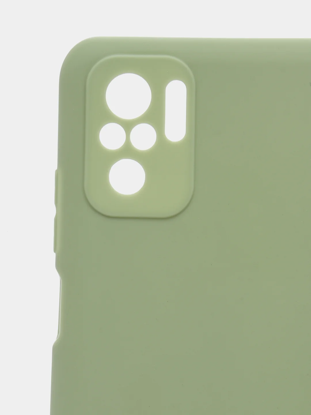 Оливковый чехол Xiaomi Redmi Note 10 / Note 10s, силиконовый