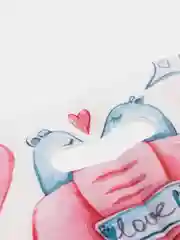 Синий меланж пакет подарочный