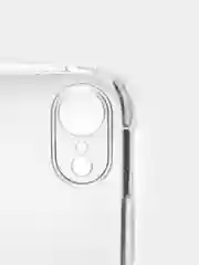 Силиконовый чехол накладка iPhone XR усиленные углы, защита вокруг камер, прозрачный
