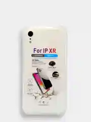 Силиконовый чехол накладка iPhone XR усиленные углы, защита вокруг камер, прозрачный