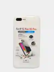 Силиконовый чехол iPhone 7 Plus, 8 Plus усиленные углы, защита вокруг камер, прозрачный