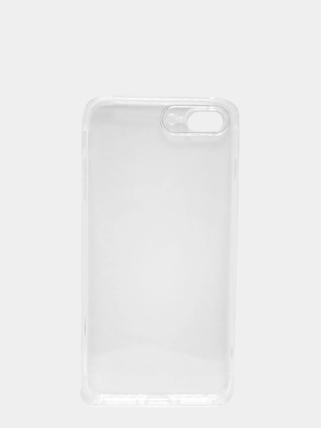Силиконовый чехол iPhone 7 Plus, 8 Plus усиленные углы, защита вокруг камер, прозрачный