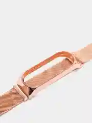 Золотой металлический ремешок для Xiaomi Mi Band 3 и 4