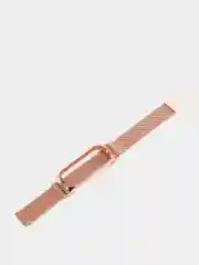 Золотой металлический ремешок для Xiaomi Mi Band 3 и 4