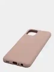 Бежевый чехол Samsung Galaxy A03. Самсунг Галакси А03 силиконовый