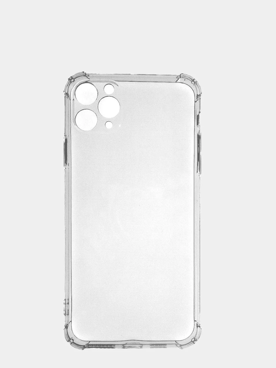 Силиконовый чехол iPhone 11 PRO усиленные углы Айфон 11 ПРО защита вокруг камер прозрачный