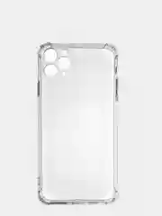 Силиконовый чехол iPhone 11 PRO усиленные углы Айфон 11 ПРО защита вокруг камер прозрачный