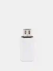 Серебряный адаптер переходник USB Type-C на micro USB otg
