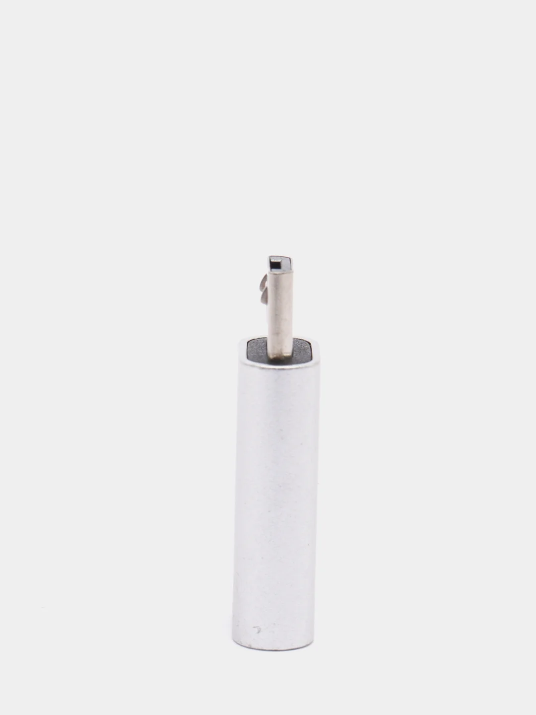 Серебряный адаптер переходник USB Type-C на micro USB otg