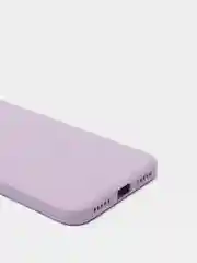 Лавандовый чехол силиконовый Xiaomi Redmi Note 7 матовый с защитой камер, закрытым низом и бархатом