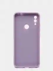 Лавандовый чехол силиконовый Xiaomi Redmi Note 7 матовый с защитой камер, закрытым низом и бархатом