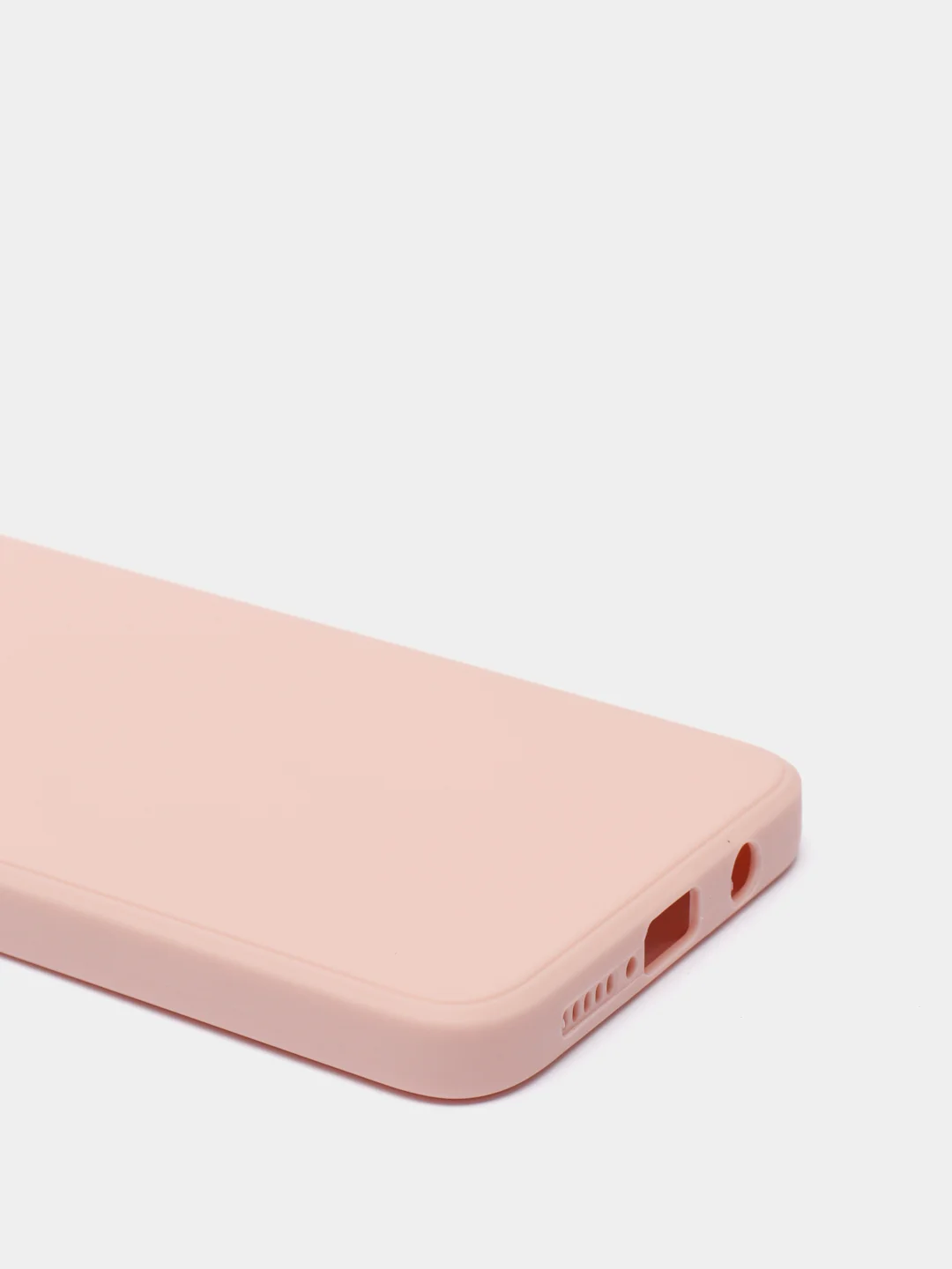 Коралловый меланж чехол силиконовый Xiaomi Redmi Note 8 PRO с защитой камер, закрытым низом и бархатом