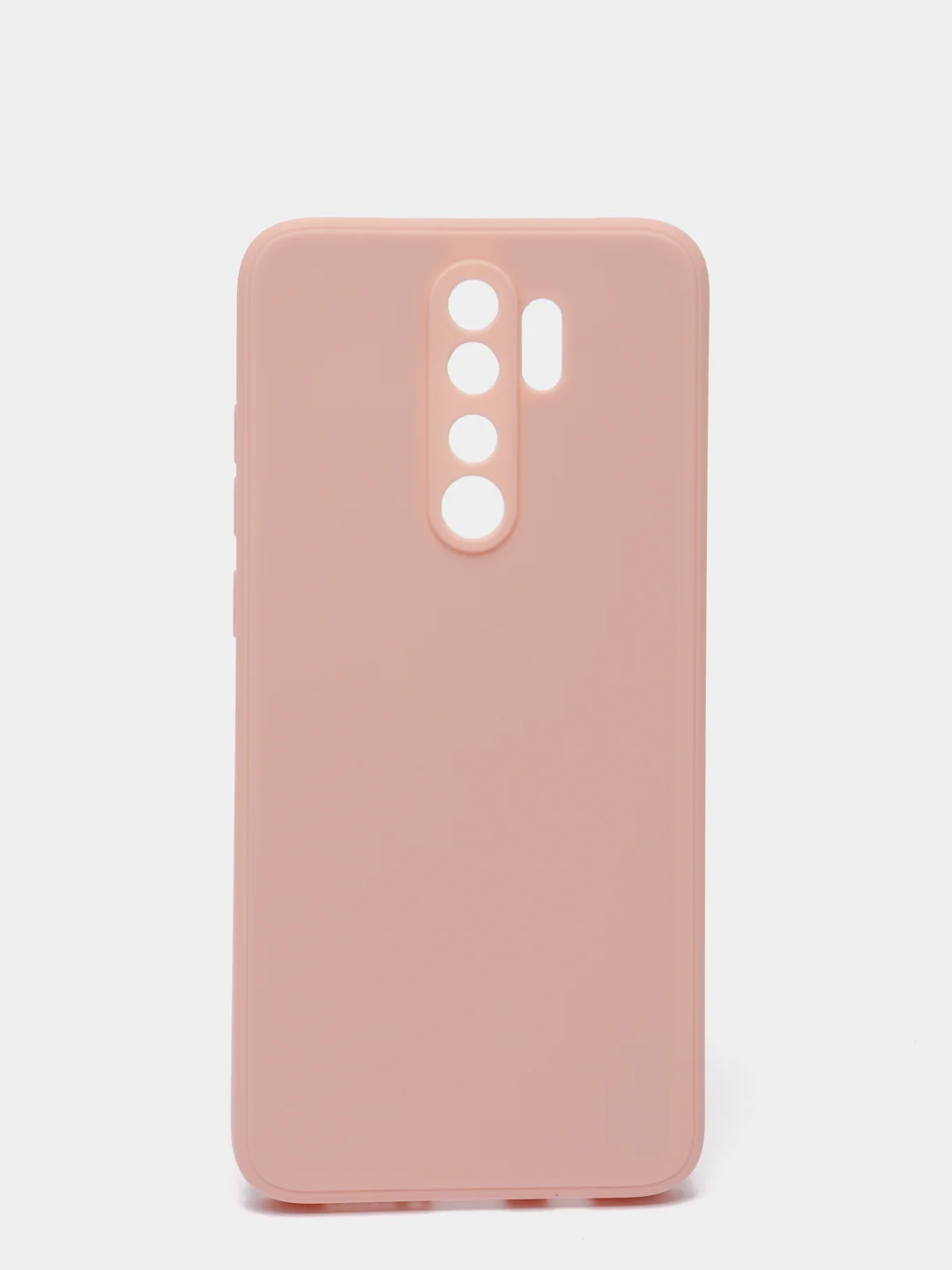 Коралловый меланж чехол силиконовый Xiaomi Redmi Note 8 PRO с защитой камер, закрытым низом и бархатом