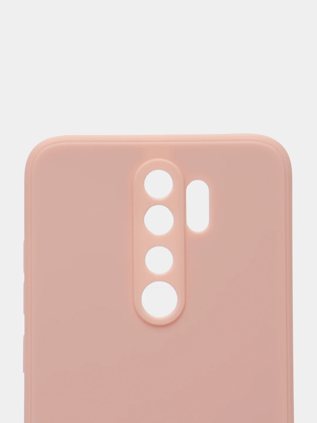 Коралловый меланж чехол силиконовый Xiaomi Redmi Note 8 PRO с защитой камер, закрытым низом и бархатом