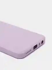 Лавандовый чехол силиконовый Xiaomi Redmi Note 8T с защитой камер, закрытым низом и бархатом внутри