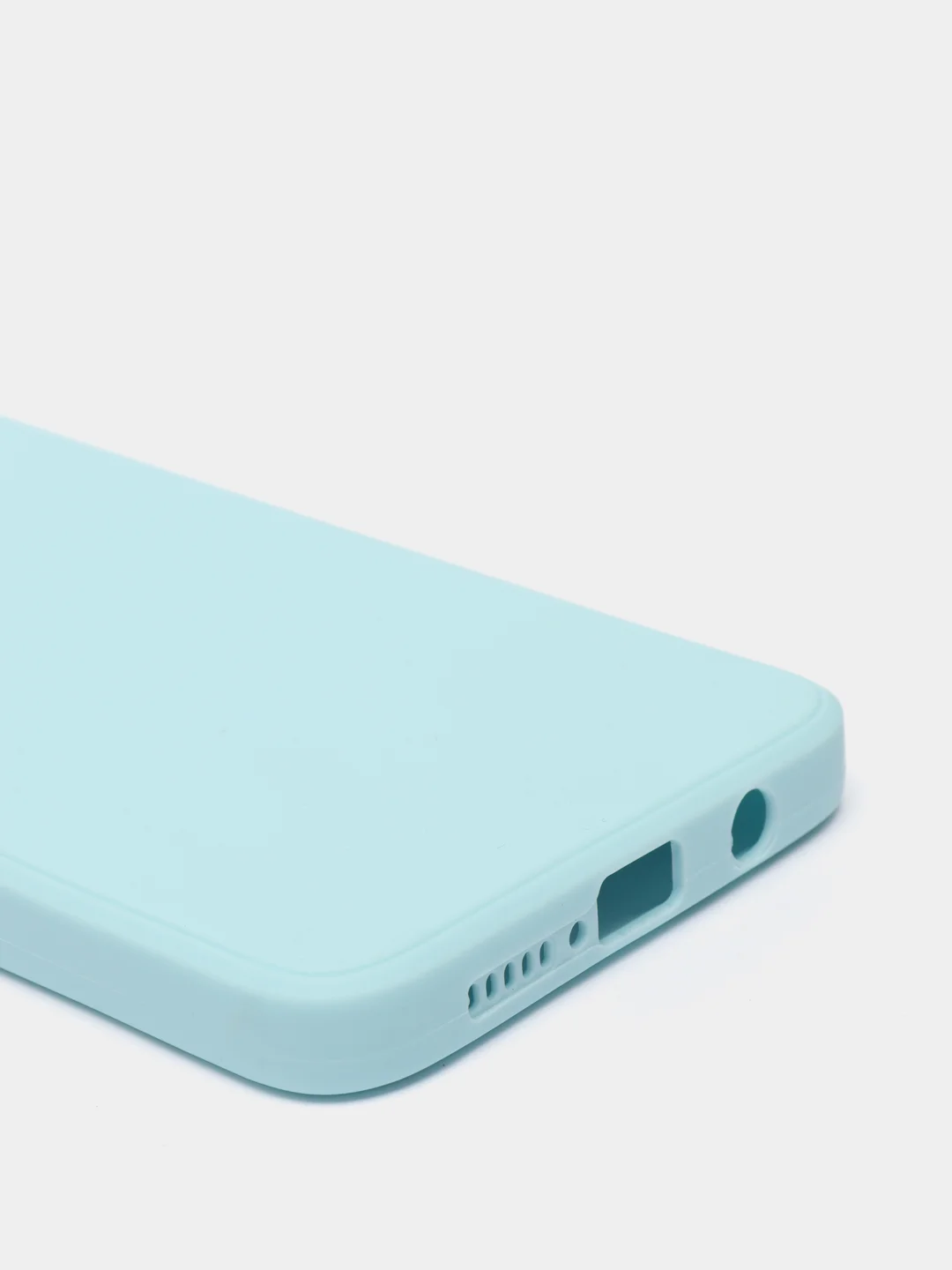 Ледяной чехол силиконовый Xiaomi Redmi Note 8 PRO с защитой камер, закрытым низом и бархатом