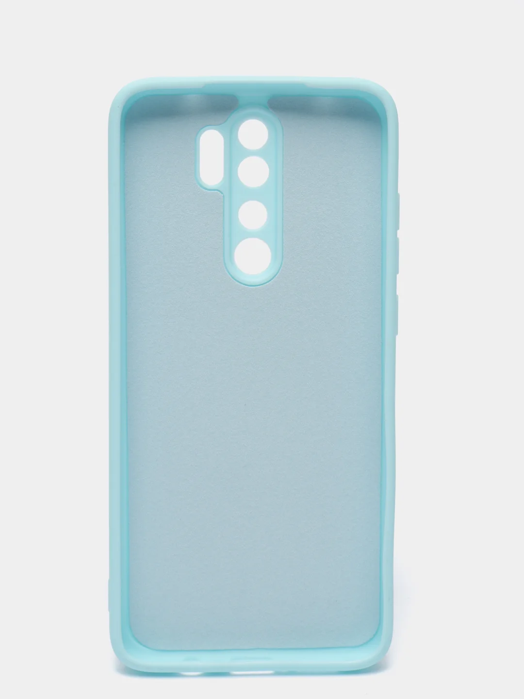 Ледяной чехол силиконовый Xiaomi Redmi Note 8 PRO с защитой камер, закрытым низом и бархатом