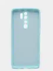 Ледяной чехол силиконовый Xiaomi Redmi Note 8 PRO с защитой камер, закрытым низом и бархатом
