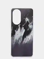 Серый чехол для Honor 50 с рисунком
