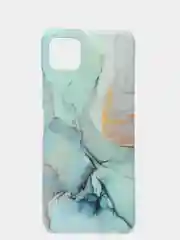 Бирюзовый чехол для Samsung A12, A22S, M12 с картинкой