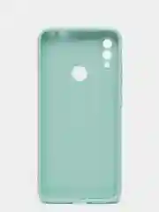 Бирюзовый чехол силиконовый Xiaomi Redmi Note 7 матовый с защитой камер, закрытым низом и бархатом