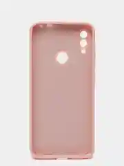 Коралловый меланж чехол силиконовый Xiaomi Redmi Note 7 матовый с защитой камер, закрытым низом и бархатом