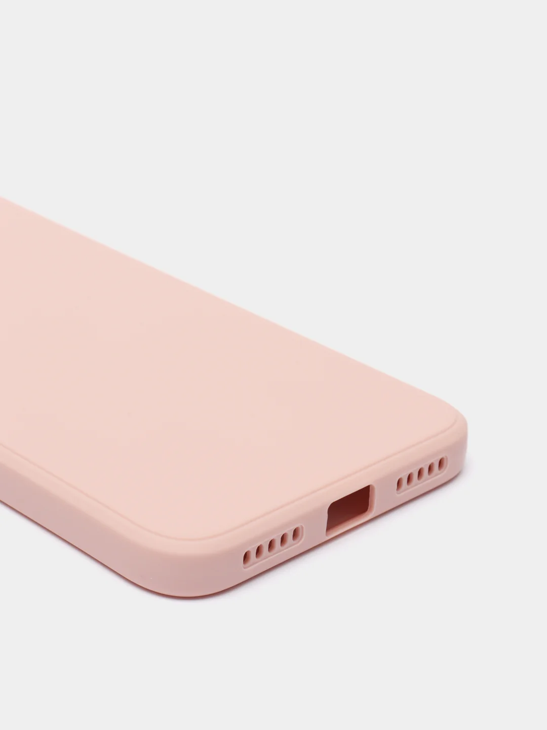 Коралловый меланж чехол силиконовый Xiaomi Redmi Note 7 матовый с защитой камер, закрытым низом и бархатом