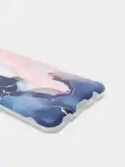 Розовый чехол для Samsung A12, A22S, M12 с картинкой