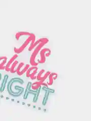 Наклейка для айкос (Iqos) "Ms always right"