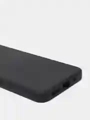 Черный чехол для Xiaomi Redmi 10 силиконовый с защитой камеры и бархатом внутри Редми 10