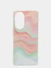 Алый чехол для Honor 50 с рисунком