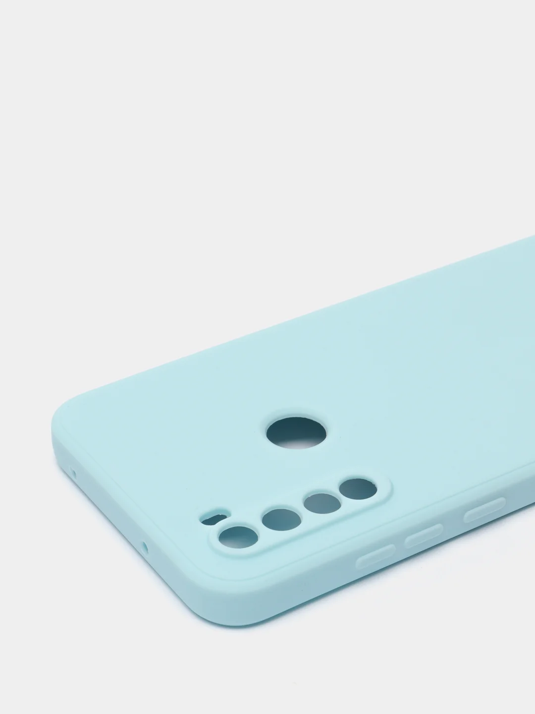 Ледяной чехол силиконовый Xiaomi Redmi Note 8T с защитой камер, закрытым низом и бархатом внутри